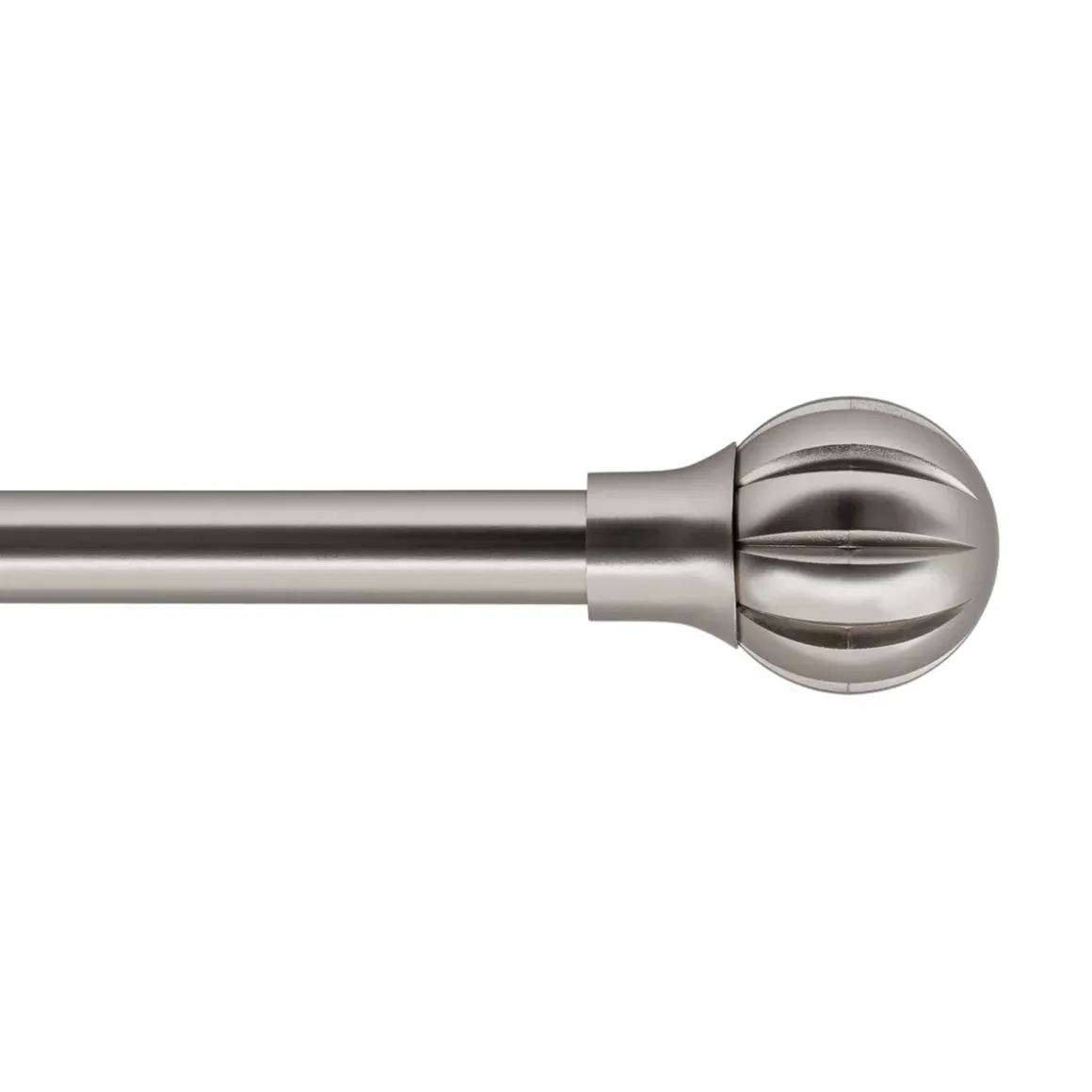 Kit asta tenda estensibile (L140 - L260 cm / D19 mm) Touch of Zen Argento