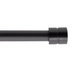 Kit asta tenda estensibile (L120 - L210 cm / D19 mm) Cesena Nero opaco