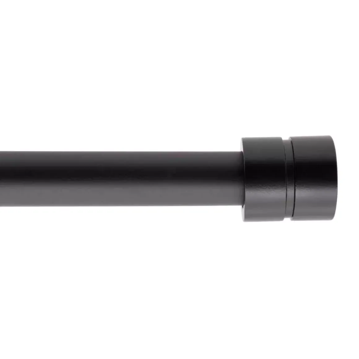 Kit asta tenda estensibile (L120 - L210 cm / D19 mm) Cesena Nero opaco