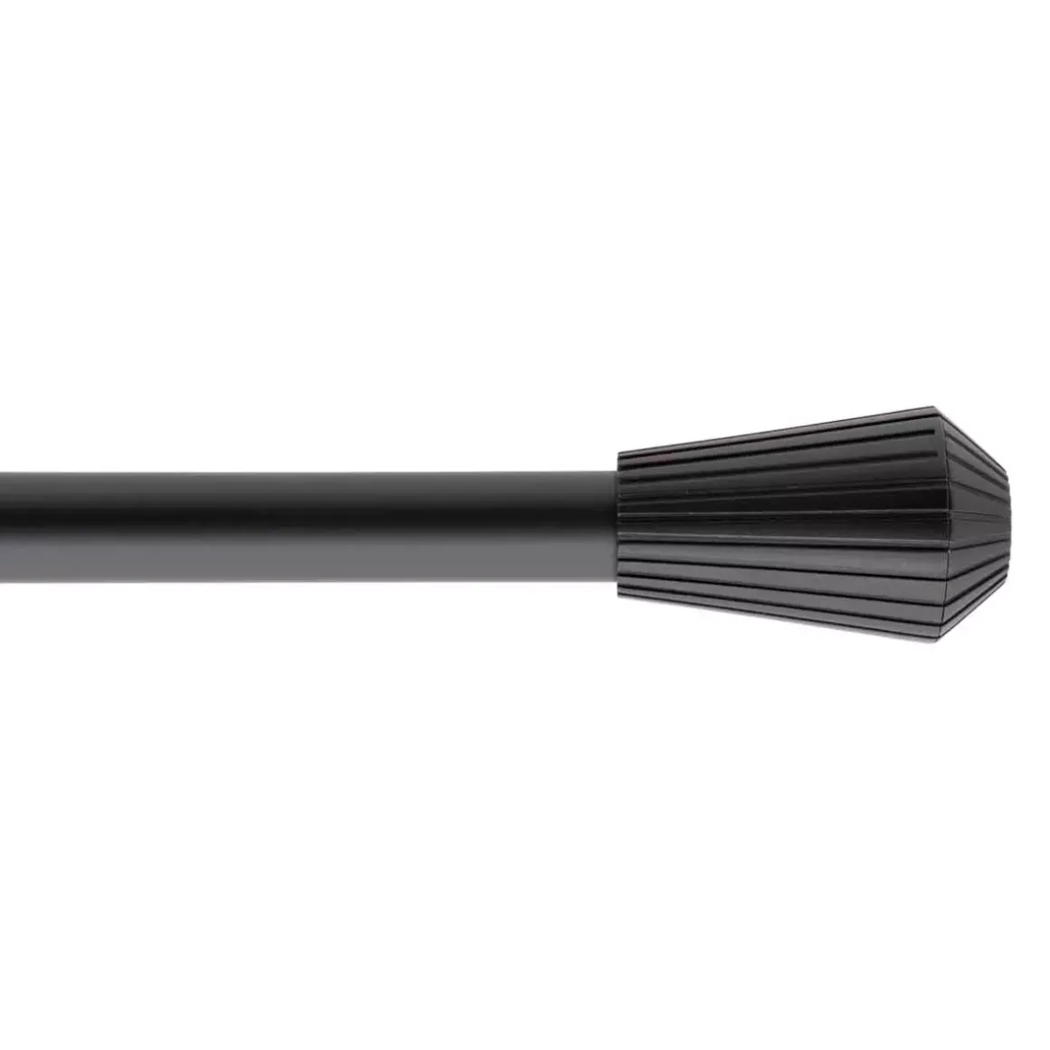Kit asta tenda estensibile (L210 - L380 cm / D19 mm) Pisa Nero opaco