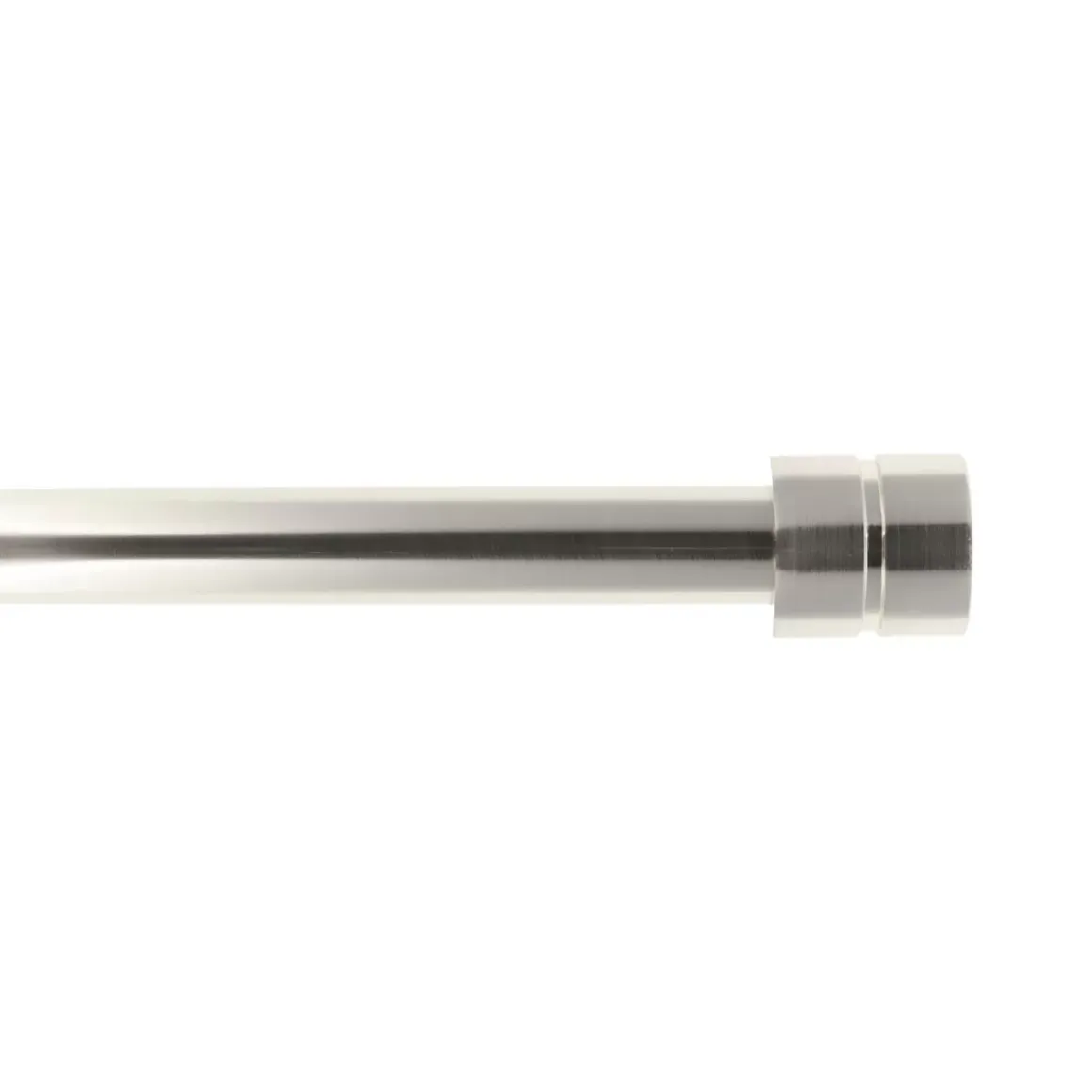 Kit asta tenda estensibile (L120 - L210 cm / D28 mm) Cesene Argento