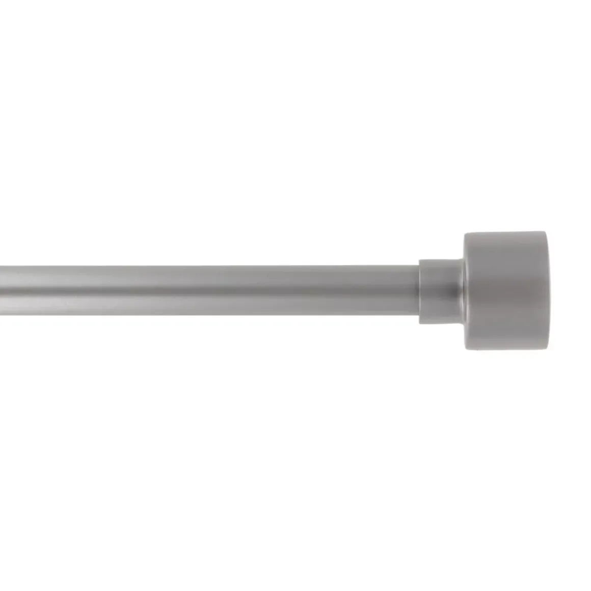 Kit asta tenda estensibile (L210 - L380 cm / D19 mm) Palermo Grigio argento