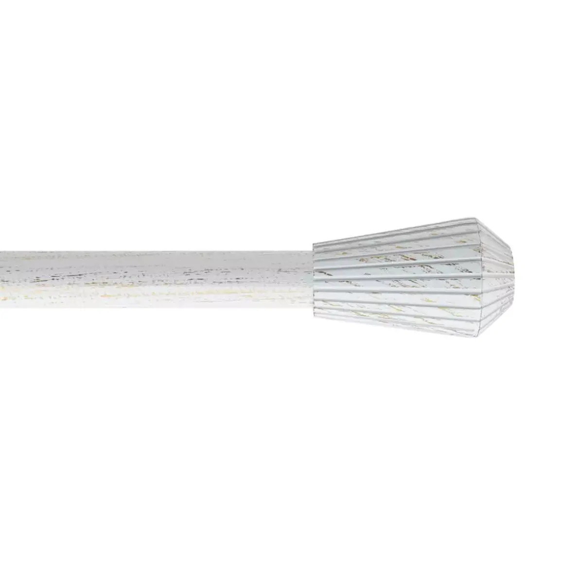 Kit asta tenda estensibile (L210 - L380 cm / D19 mm) Pisa Bianco e Oro