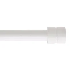 Kit asta tenda estensibile (L210 - L380 cm / D28 mm) Cesena Bianco opaco