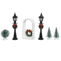 KAEMINGK Personaggi E Accessori Per Villaggio-Kit di accessori lampioni e decorazioni per la creazione di un villaggio