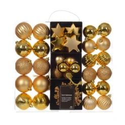 KAEMINGK Palline Di Natale-Kit di addobbi per albero di Natale (40 pezzi) Cristallo