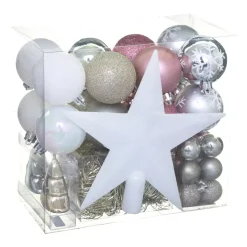 Feeric Lights & Christmas Palline Di Natale-Kit di decorazioni di Natale Aspen Bianco/