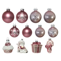 KAEMINGK Palline Di Natale-Kit di decorazioni di Natale di vetro Viggo