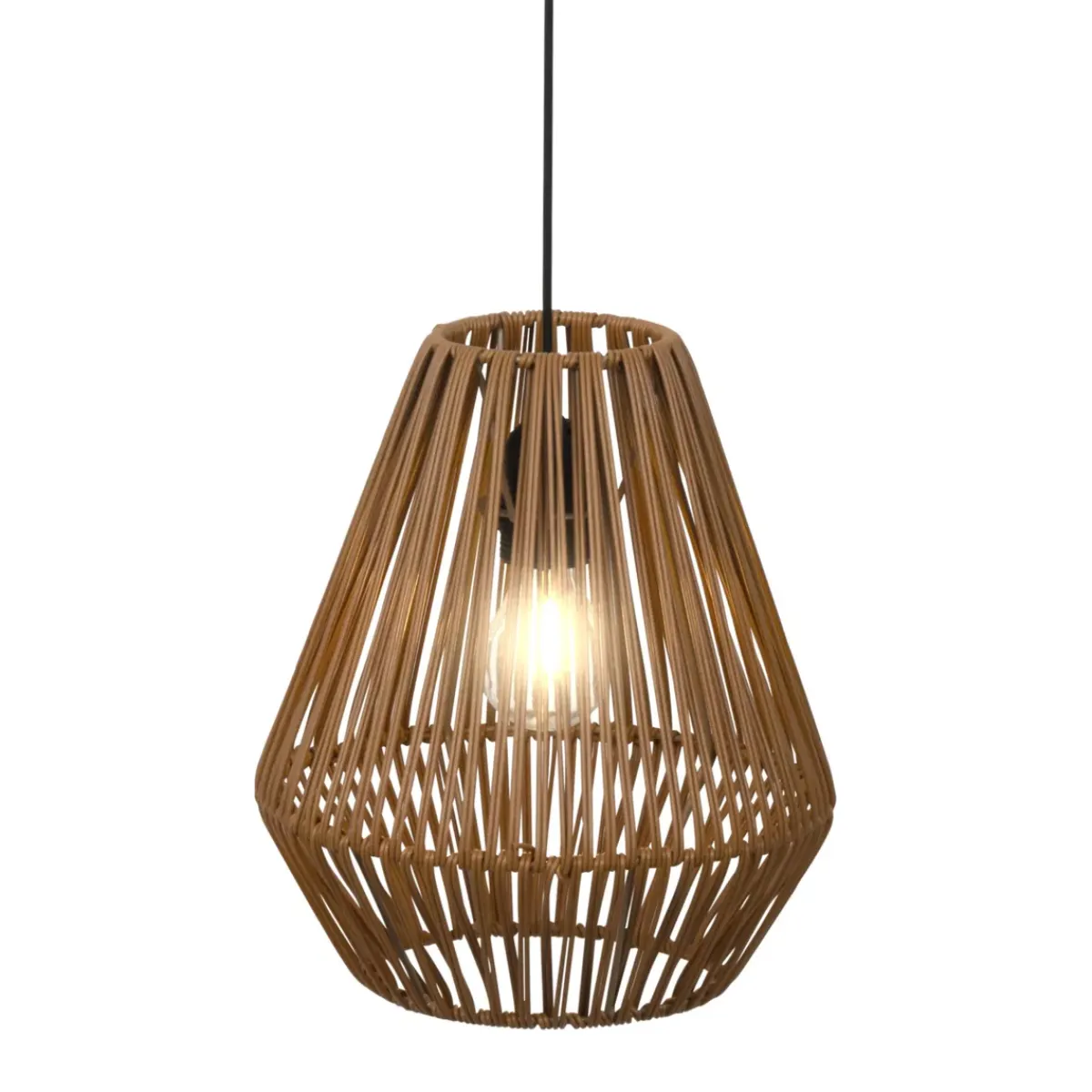 KAEMINGK Luci Per Esterno-Lampada a sospensione da giardino a batteria con 15 LED (H27 cm) Messya