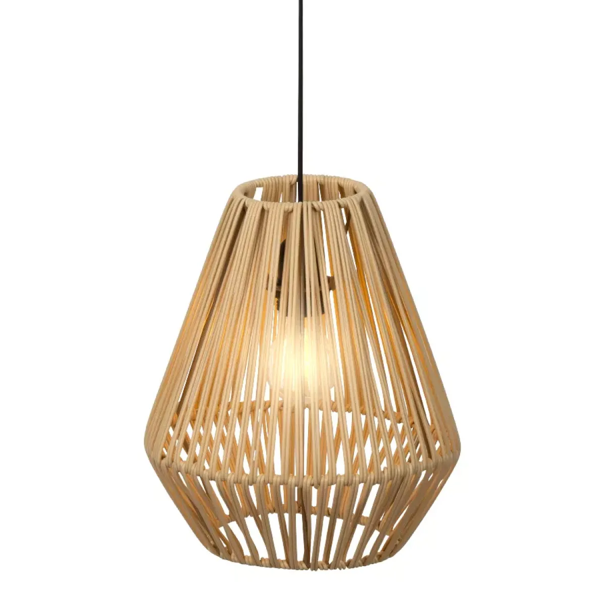 KAEMINGK Luci Per Esterno-Lampada a sospensione da giardino a batteria con 15 LED (H27 cm) Messya