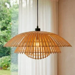 EMINZA Lampadari-Lampada a sospensione desgin in bambù (D60 cm) Zeyno