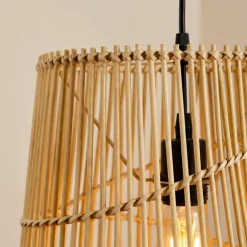 EMINZA Lampadari-Lampada a sospensione design in bambù (H36 cm) Alicante