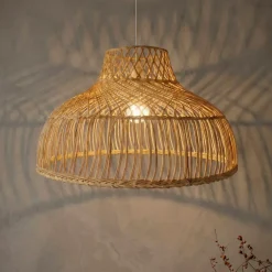 EMINZA Lampadari-Lampada a sospensione in bambù traforato (D60 cm) Riviera