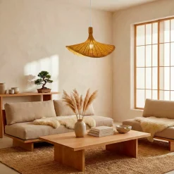 EMINZA Lampadari-Lampada a sospensione in bambù (D55 cm) Kalahari