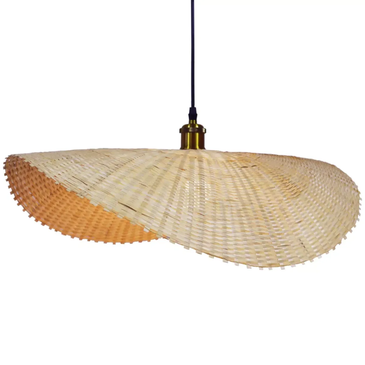 EMINZA Lampadari-Lampada a sospensione in bambù inrecciato (D60 cm) Calvià