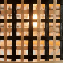 EMINZA Lampadari-Lampada a sospensione in bambù (D45 cm) e naturale