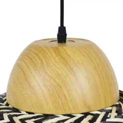 EMINZA Lampadari-Lampada a sospensione in bambù (D40 cm) Elda e naturale