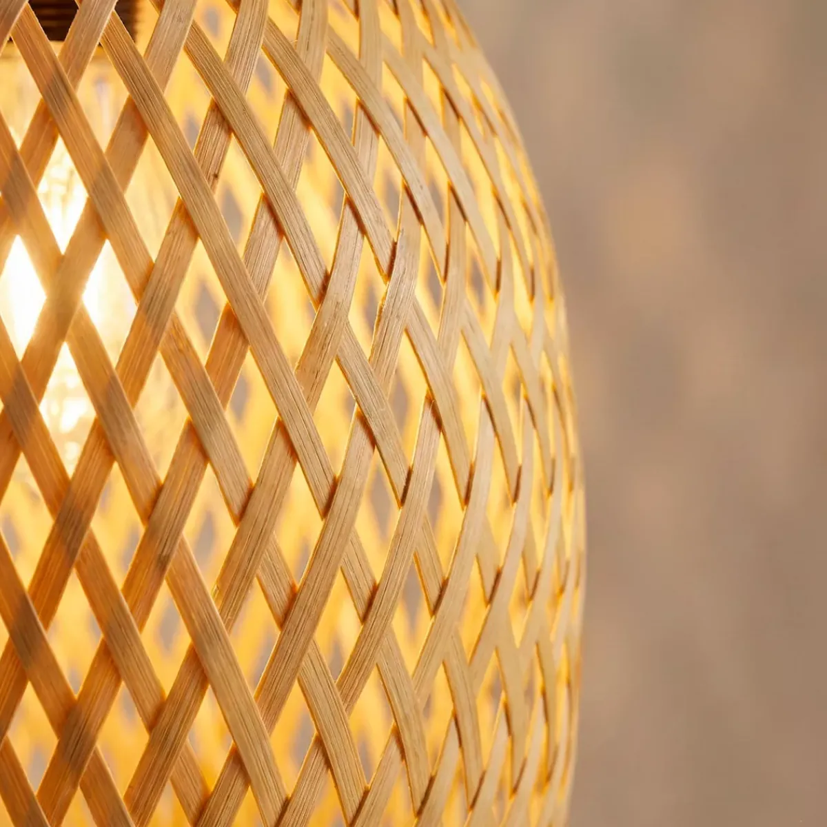 EMINZA Lampadari-Lampada a sospensione in bambù (H35 cm) Fuengirola