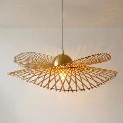 EMINZA Lampadari-Lampada a sospensione in bambù (D55 cm) Mérida
