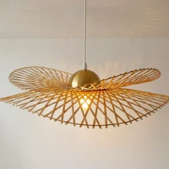 EMINZA Lampadari-Lampada a sospensione in bambù (D75 cm) Mérida