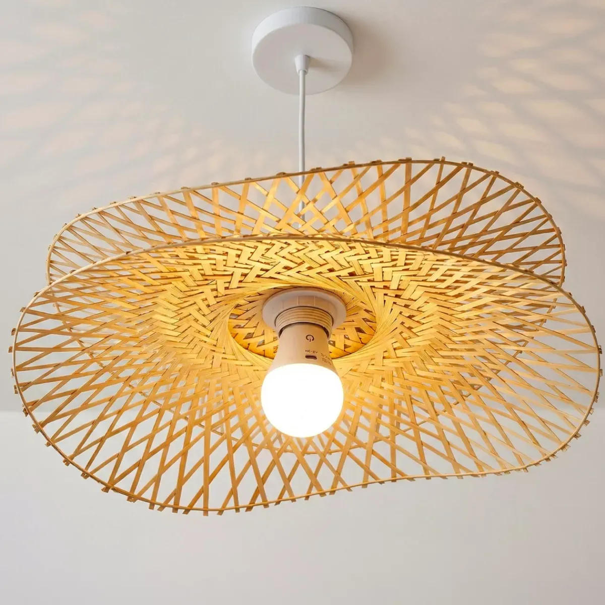 EMINZA Lampadari-Lampada a sospensione in bambù (D75 cm) Mérida
