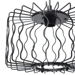 OSTARIA Lampadari-Lampada a sospensione in metallo (D30 cm) Julia Nera
