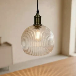 EMINZA Lampadari-Lampada a sospensione in vetro (D20 cm) Velden