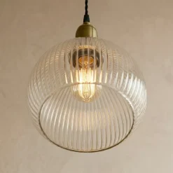 EMINZA Lampadari-Lampada a sospensione in vetro (D30 cm) Velden
