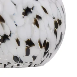 OSTARIA Lampadari-Lampada a sospensione in vetro e metallo (D20 cm) Pepper Nero e