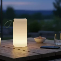 KAEMINGK Luci Per Esterno-Lampada da giardino mobile senza fili 45 lumen (H24 cm) Starlight caldo