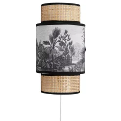 OSTARIA Lampade Da Parete-Lampada da parete canapa (H33 cm) Ombrage
