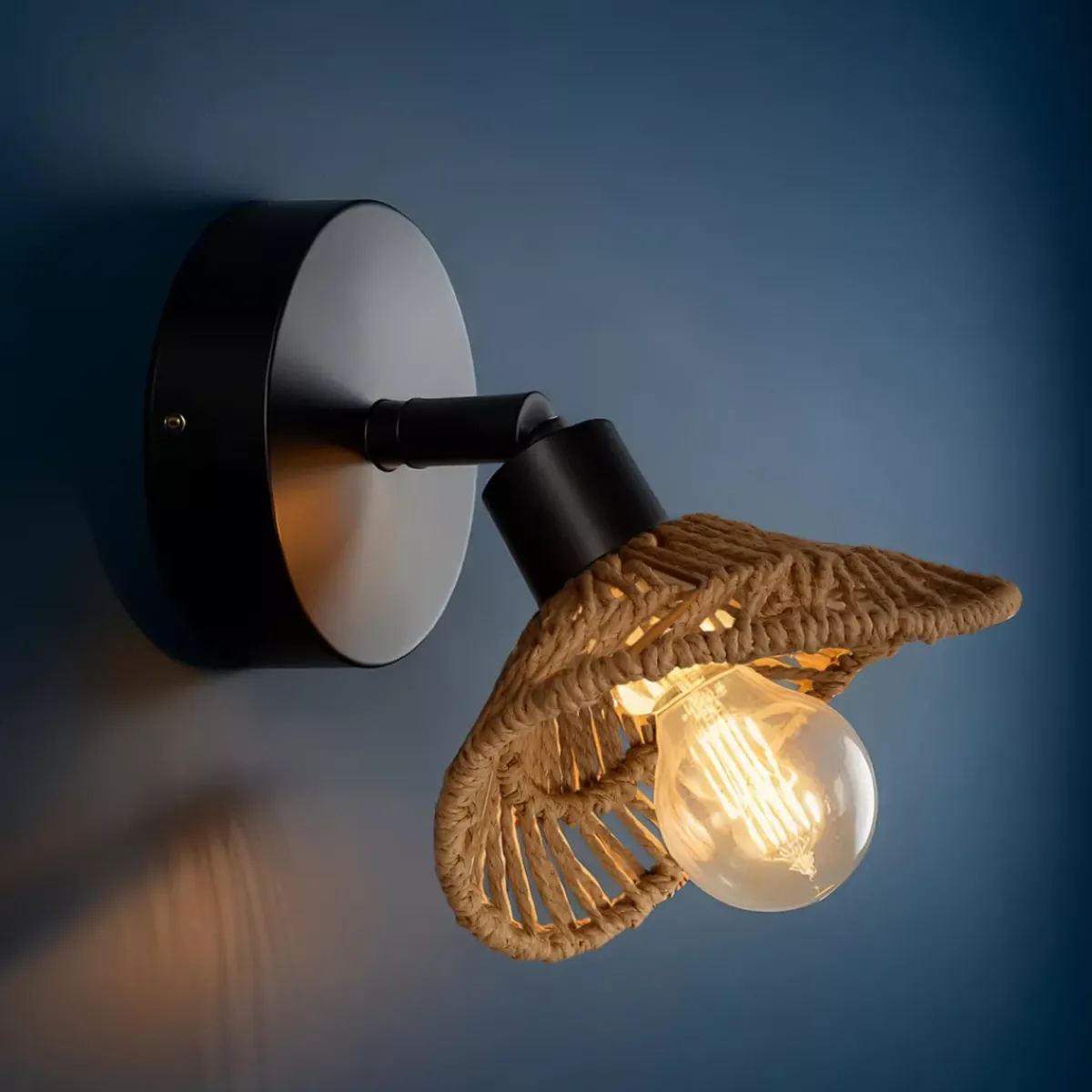 OSTARIA Lampade Da Parete-Lampada da parete carta e metallo (H17 cm) Ozana