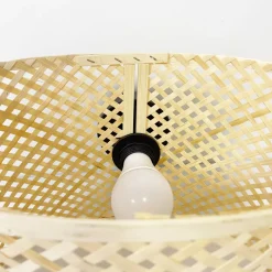EMINZA Lampade Da Parete-Lampada da parete in bambù (H34 cm) Cadiz