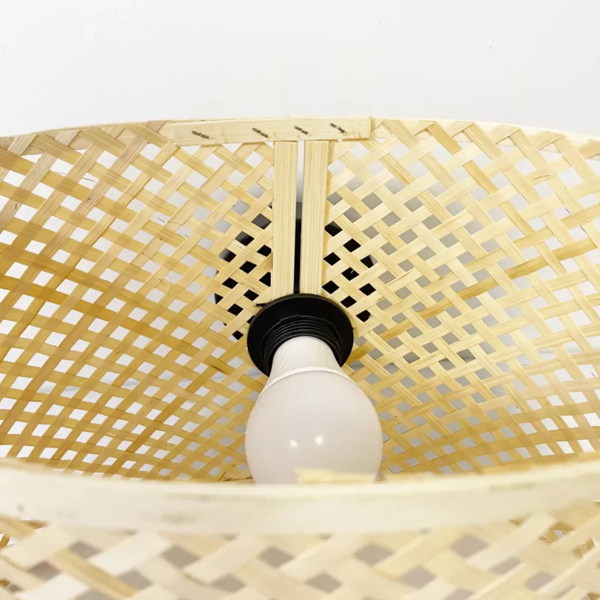 EMINZA Lampade Da Parete-Lampada da parete in bambù (H34 cm) Cadiz