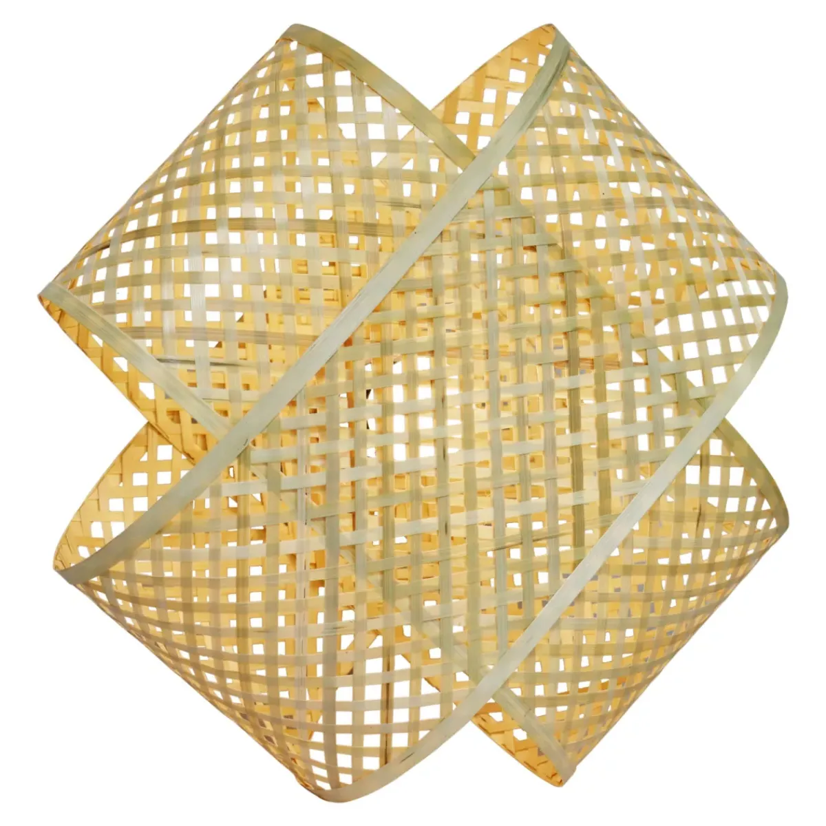 EMINZA Lampade Da Parete-Lampada da parete in bambù (H40 cm) Palmaya