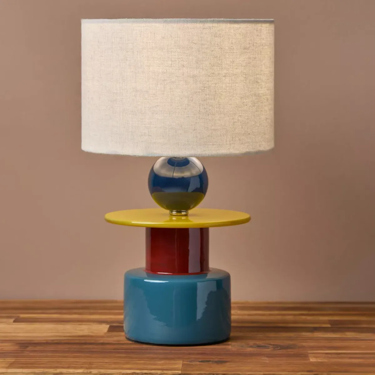 OSTARIA Lampade Da Tavolo-Lampada da tavolo in ceramica (H29,5 cm) Logic