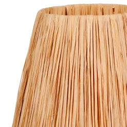 OSTARIA Lampade Da Tavolo-Lampada da tavolo in vetro e corde (H40 cm) Haddock Beige