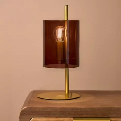 OSTARIA Lampade Da Tavolo-Lampada da tavolo in vetro (H34 cm) Victoria