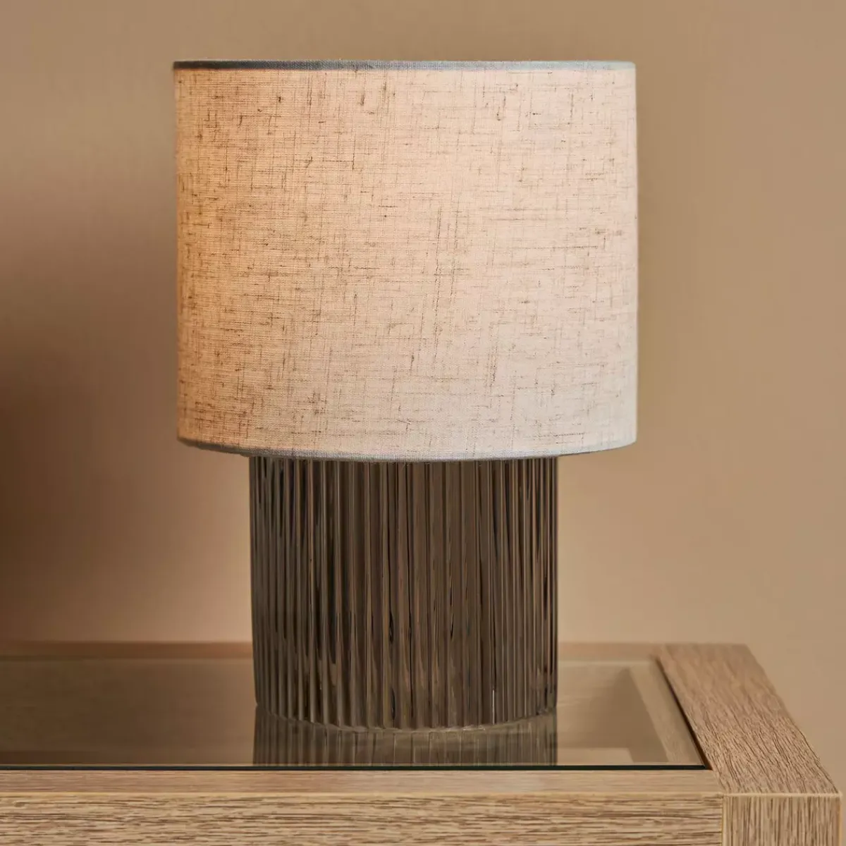 OSTARIA Lampade Da Tavolo-Lampada da tavolo in vetro (H22 cm) Delia