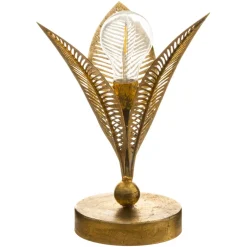 ATMOSPHERA Lampade Da Tavolo-Lampada da tavolo metallo LED (H25 cm) Foglie