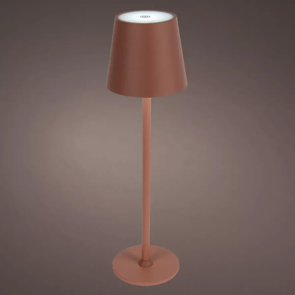 #N/A Luci Per Esterno-Lampada da tavolo senza fili ricaricabile USB 48 LED (H37 cm) Brooklyn Terracotta