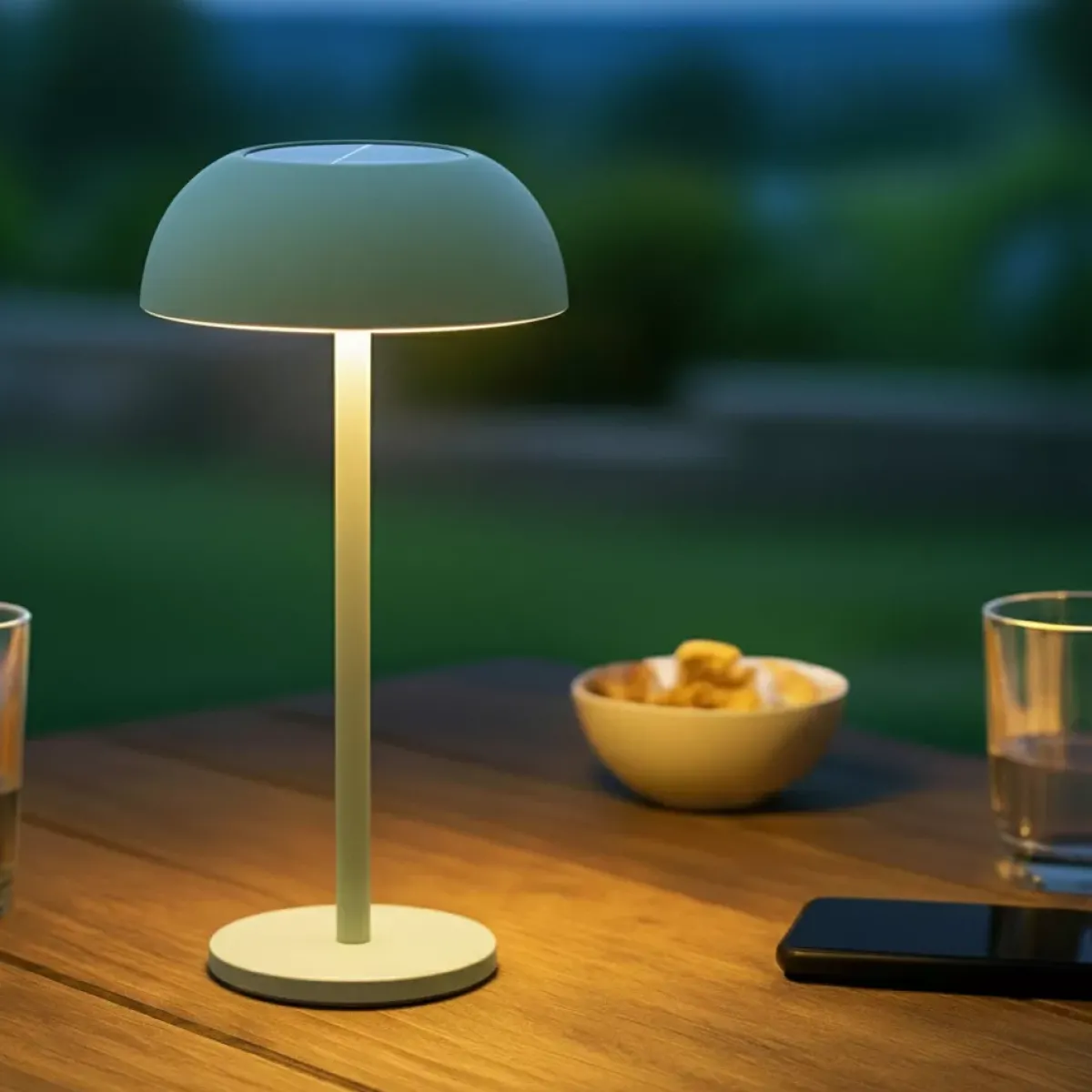 KAEMINGK Luci Per Esterno-Lampada da tavolo solare LED (H33 cm) Malibu