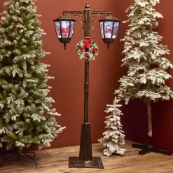 KAEMINGK Oggetti Decorativi E Illuminati|Decorazioni E Oggetti Natalizi-Lampada da terra doppia illuminata 66 LED (H188 cm) Natale Magico