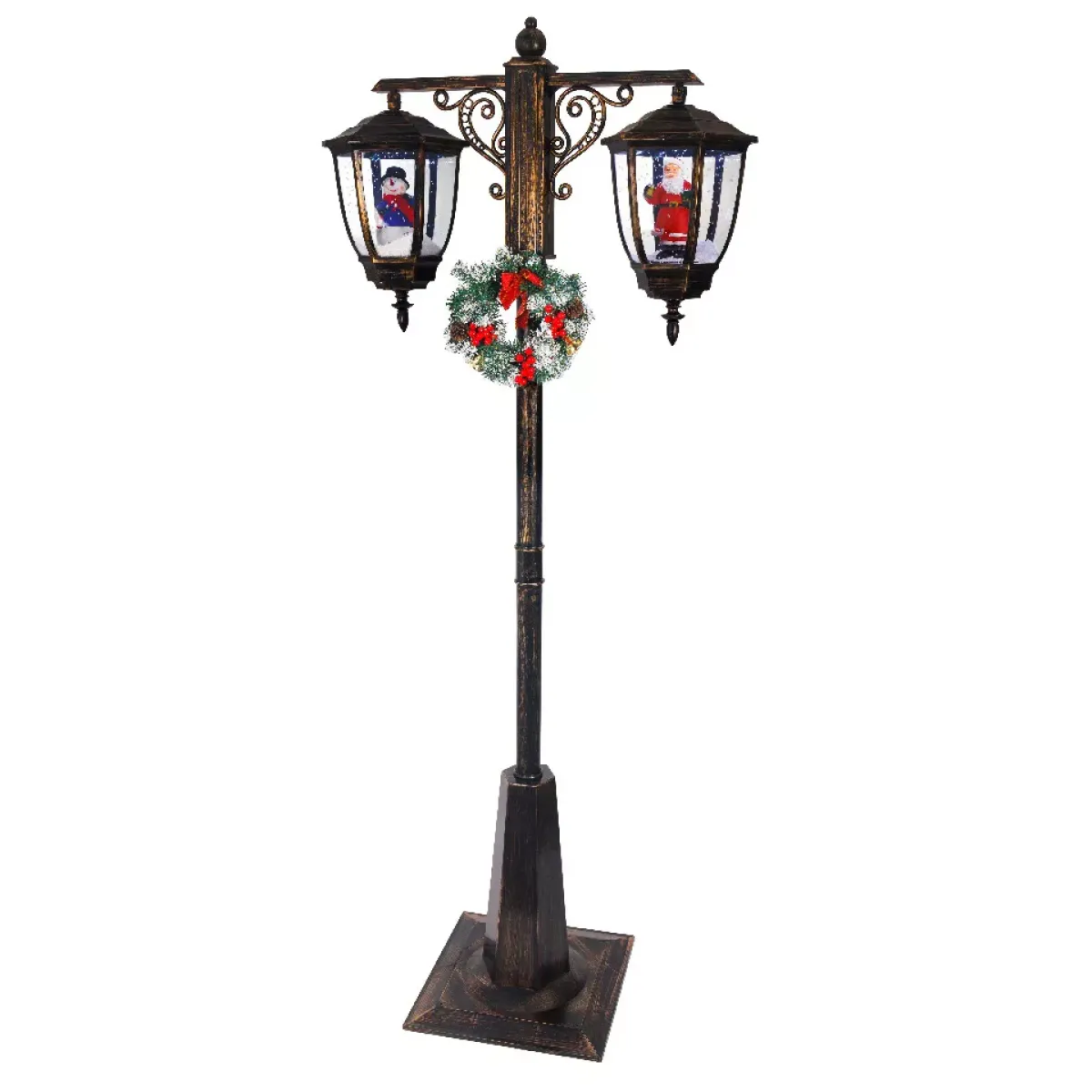 KAEMINGK Oggetti Decorativi E Illuminati|Decorazioni E Oggetti Natalizi-Lampada da terra doppia illuminata 66 LED (H188 cm) Natale Magico