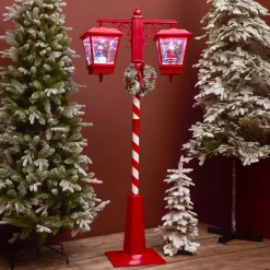 KAEMINGK Oggetti Decorativi E Illuminati|Decorazioni E Oggetti Natalizi-Lampada da terra doppia illuminata 66 LED (H188 cm) Natale magico