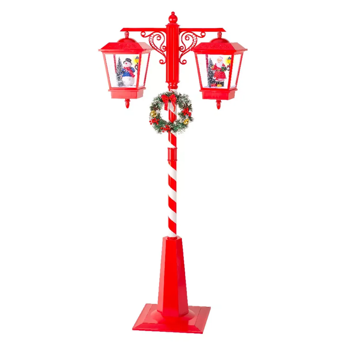 KAEMINGK Oggetti Decorativi E Illuminati|Decorazioni E Oggetti Natalizi-Lampada da terra doppia illuminata 66 LED (H188 cm) Natale magico