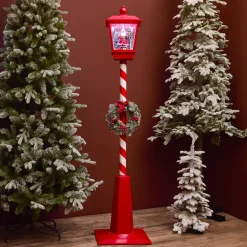 KAEMINGK Oggetti Decorativi E Illuminati|Decorazioni E Oggetti Natalizi-Lampada di Natale illuminata e animata 33 LED (H180 cm) Neve cadente