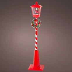 KAEMINGK Oggetti Decorativi E Illuminati|Decorazioni E Oggetti Natalizi-Lampada di Natale illuminata e animata 33 LED (H180 cm) Neve cadente