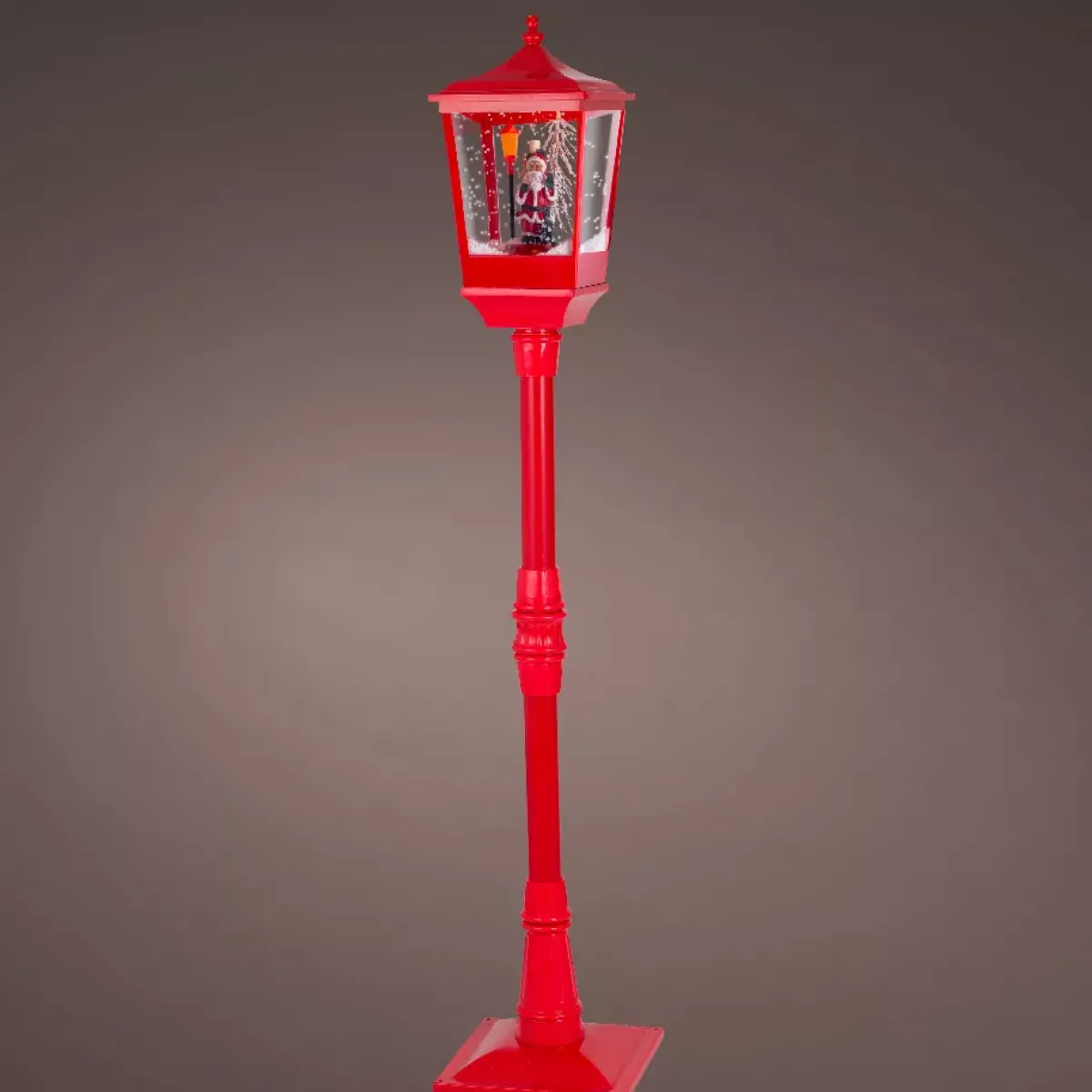 KAEMINGK Oggetti Decorativi E Illuminati|Decorazioni E Oggetti Natalizi-Lampada di Natale illuminata musicale e animata 10 LED (H135 cm) Neve cadente