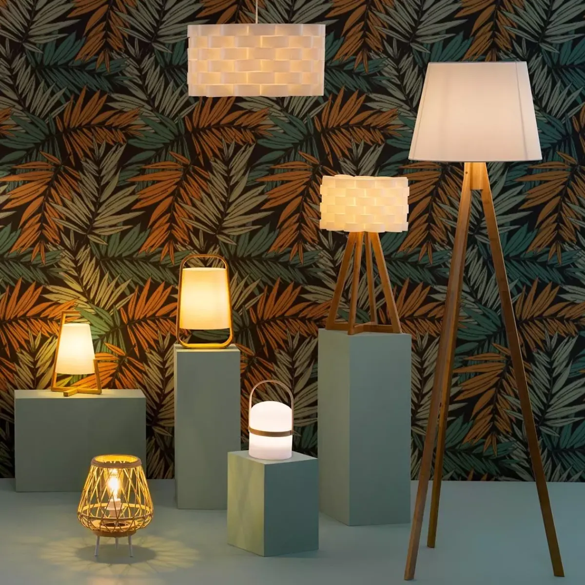 ATMOSPHERA Lampadari-Lampadario a sospensione origami (D32 cm) Moki